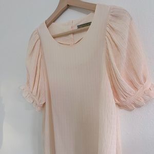 Hiptique pink feminine shortsleeved blouse
